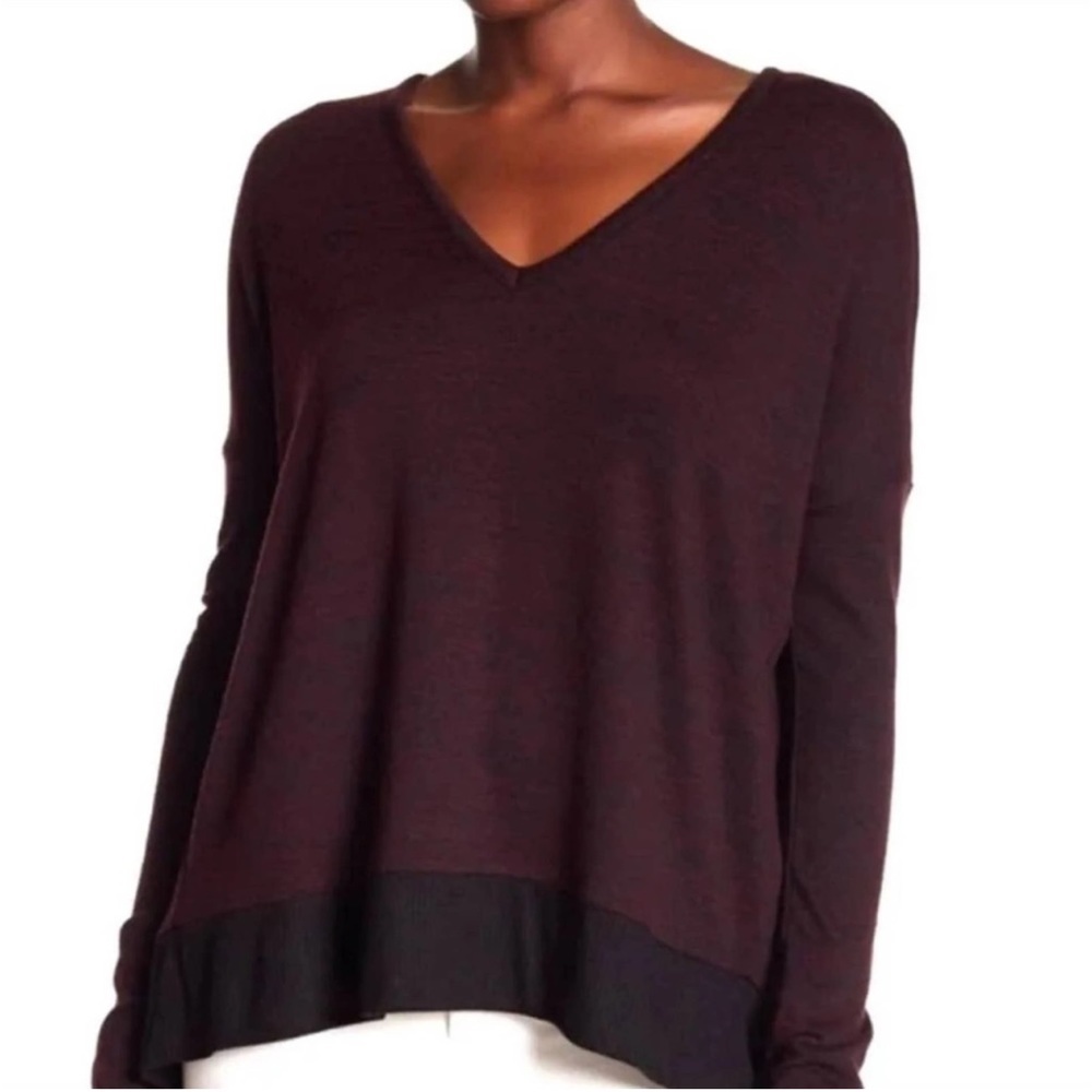 Rag & Bone colorblock V-neck sweater